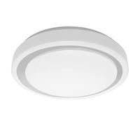 LEDVANCE Smart LEDWall and Ceiling Luminaire for Indoor Use with WiFi Technology, Tunable White (3000K-6500K), Grey, 380 mm, Compatible with Google and Alexa Voice Control, SMART+ WiFi ORBIS MOON