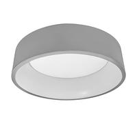 LEDVANCE Smart LEDWall and Ceiling Luminaire for Indoor Use with WiFi Technology, Tunable White (3000K-6500K), Gray, 450 mm, Compatible with Google and Alexa Voice Control, SMART+ WiFi ORBIS CYL