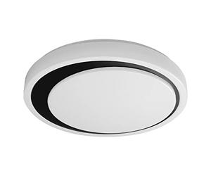 LEDVANCE Smart LEDWall and Ceiling Luminaire for Indoor Use with WiFi Technology, Tunable White (3000K-6500K), Black, 480 mm, Compatible with Google and Alexa Voice Control, Smart+ WiFi ORBIS Moon