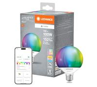 LEDVANCE Smart+ Matter LED lamp, Compatible with Google, Alexa, Apple, White Frosted Look, 14W, 1521lm, E27 Base, Color Light & White Light, app or Voice Control, Life of up to 20,000 Hours