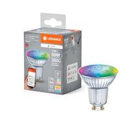 LEDVANCE Smart+ Matter LED Reflector lamp, Compatible with Google, Alexa, Apple, Glass, 4.9W, 350lm, GU10, Color Light & White Light, app or Voice Control, Life of up to 20,000 Hours