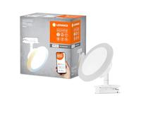 LEDVANCE Smart+ Tracklight WiFi Rail System Light Head, White, 6.5W, 480lm, Directional Head, Adjustable White Light (3000K-6500K), app controllable, Compatible with Amazon, Google, etc.