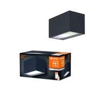 LEDVANCE Smart+ WI-FI Wide Brick RGB 14.5cm- Dimmable LED Wall Light Dark Grey with High-Quality Aluminium Housing, Rectangular, RGB Colour Control, 14W, 3000 Kelvin Warm White, 600 Lumen, IP44