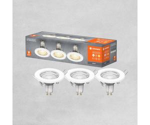Ledvance Spotlight Recess Set Incl Osram 2.6w GU10 3pk various colours