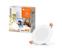 LEDVANCE SUN@HOME LED Recessed Spotlight White, Retractable Full Spectrum LED Lamp, CRI 95, Sunlight To Fireplace (2200-5000k), 8W, 700 Lm, 120 Diameter, SUN@HOME Wall Light Downlight Slim 120 Mm