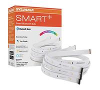 LEDVANCE Sylvania Smart (3) 2ft Bluetooth Mesh Indoor LED Flexible Light Strip Starter Kit for Alexa/Google/Apple HomeKit, RGBTW Full Colour, Dimmable, Accessories Included - 1 Pack (75575)