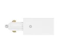 LEDVANCE TRACKLIGHT Main Conductive Connector, White, directs the Power from the Power Outlet into the Rail System, Modern, loft-Like Design