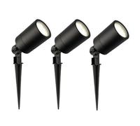 Ledvion 3 Pack Garden LED Lights IP65 3W 4000K GU10 dimmable | For garden patio driveway paths borders and decorative outdoor lighting