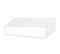 Ledvion - 6X LED Panel, 120x30, 24W, 4000K, 5040 Lumens, Recessed Grid Ceiling Fixture, Incl. LED Driver + Quick Connector