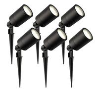 Ledvion Garden LED Lights IP65 3W 4000K GU10 dimmable 6 Pack