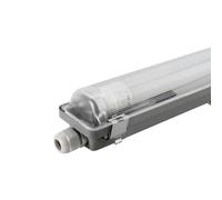 Ledvion - LED Batten 60CM, 6.3 Watt, 6500K, 1120 Lumens, IP65, Including LED Tube, 175 Lumens/Watt, Stainless Steel, + 75,000 Hours, Dust and Explosion Proof