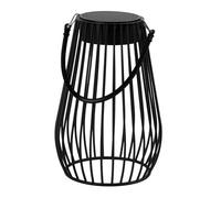 Ledvion - LED Solar Table Lamp Cone, Black, IP44, Solar Energy, 0.25W, 3000K,