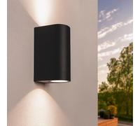 Ledvion - LED Wall Light Douglas, Anthracite, Black, Incl. 2X GU10 Up&Down, IP54