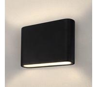 Ledvion LED wall Light Mira S Black 5.5W Warm White IP54 | For façades, entrances, patios and gardens with easy wall mounting