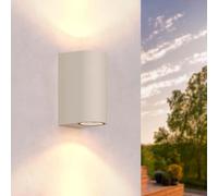 Ledvion - Outdoor Wall Lamp, Santa Barbara, GU10 Fitting, Beige