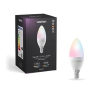 Ledvion - Smart RGB+CCT E14 LED Lamp, 5 W, 470 Lumen, Wi-Fi Lighting, Wi-Fi Lamp, Dimmable, Alexa & Google Home