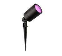 Ledvion - SMART WiFi LED Spike Spotlights, Black, IP65, 5W, RGBWW, 1M Cable, LED Spotlight, Outdoor LED Garden Light