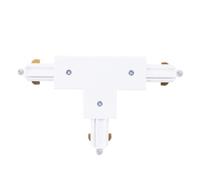Ledvion Track Light Connector T Shape Right 1 1-Phase White | For clean connection or power feed when expanding indoor lighting