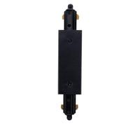 Ledvion Track Light Middle Connector with Power Supply gu10 1 phase black | For clean connection or power feed when expanding indoor lighting