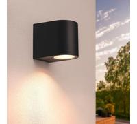 Ledvion - Wall Lamp, 220-240V, IP54, 35W, Black, Without GU10 Bulb, LED Lamp, Wall Light, Indoor, Outdoor, Dimmable