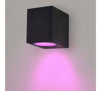 Ledvion wall Light smart RGB Black 4.9W GU10 IP54 | Set colours, scenes and brightness easily through the app