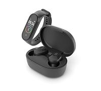 Ledwood BUNDLE KEPLER ECOUTEURS TWS AVEC TRACKER ACTIVITE NOIR