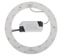 Ledy 15w 5730 SMD Led Panel Ceiling Light Fixtures Circle Annular Round Replacement Board Bulb (White 6000-6500K)