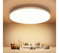 LEDYA 18W LED Ceiling Light, 1600LM, 2700K IP54 Ceiling Light, Modern Round Bathroom Ceiling Light for Bathroom, Living Room, Kitchen, Bedroom, Hallway, Dining Room