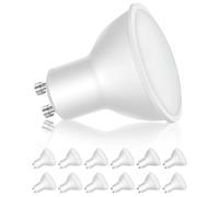 LEDYA GU10 LED Bulbs Cool White 5000K, 3.5W 420LM High Energy Saving Light Bulbs, 120° Wide Beam Equivalent 50W GU10 Halogen Spotlight Bulb, Non-dimmable, No Flickering, [Class-D] Pack of 12