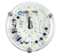 Ledytech 4 inch Retrofit Light Kit for Ceiling Fan Light Replacement Panel PCB 18W 6000K 2200LM 120V CRI90 Dimmable ETL (White 6000K)