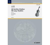 Lee: 40 Easy Studies in the First Position for Cello Op.70, ed. Hugo Becker