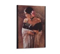 Lee Bogle-Latin Lace-People And Portraits Painting Posters Wall Art Painting Canvas Prints Decor Poster Artworks 12x18inch(30x45cm