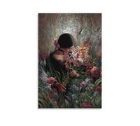 Lee Bogle-The Rose Garden-People And Portraits Painting Posters Art Print Wall Photo Paint Poster Hanging Picture Family Decor 08x