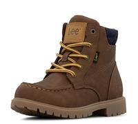 Lee Boy's Waylon Chukka Boot, Sienna Tan Navy Denim, 2.5 UK Child