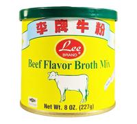 Lee Brand Beef Flavour Broth Mix for Soups, Soup Base, Hot Pot 227g 李牌牛粉