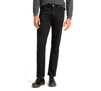 LEE Brooklyn Mens Jeans Straight Leg Stretch Clean Black Regular Denim Pants