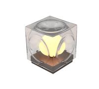 Lee Broom Chant Portable Lamp Clear/ Silver
