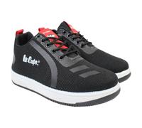 Lee Cooper Boy's Baskets Garçon Sneaker, Black, 2.5 UK