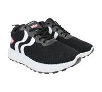 Lee Cooper Boy's Baskets Garçon Sneaker, Black, 3 UK