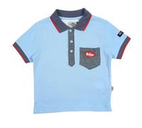 Lee Cooper Boy's Polo Garçon Shirt, Blue, 14 Years
