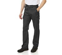 Lee Cooper Men's Classic Multi Pocket Cargo Work Trouser Easy care Safety Pant, Black, 40W / 31L