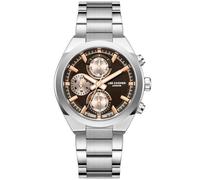 Lee Cooper Chrono LC08294.340 - Man - 41 mm - Analogue - Quartz - Mineral Glass Brown 22 mm