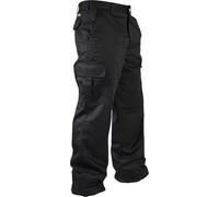 Lee Cooper Men's Classic Multi Pocket Cargo Work Trouser Easy care Safety Pant, Black, 34W / 31L