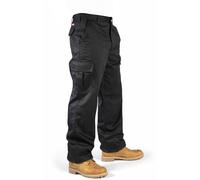 Lee Cooper Hose LCPNT205 Mens Workwear Cargo Trousers Black