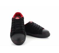 Lee Cooper LC054 Canvas Trainer Leather Safety Toe Cap Shoes + Free Socks