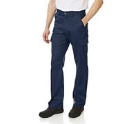 Lee Cooper Men's Classic Multi Pocket Cargo Work Trouser Easy care Safety Pant, Navy, 34W / 33L