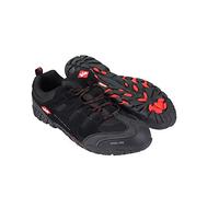 Lee Cooper LCSHOE008C Mens Work Safety Trainer Mid Cut Hiker Steel Toe Cap Composite Midsole Boot S1P SRA, Black, 3 UK