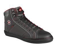 Lee Cooper LCSHOE022 Workwear SB/SRA Unisex Baseball Style Safety Shoe, Grey, 5 UK