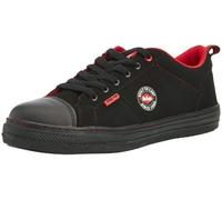 Lee Cooper LCSHOE054 Workwear SB/SRA Retro Baseball Boot, Unisex Modern Styling Safety Boot Work Safety Shoe, Black, 11 UK