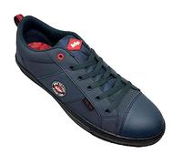 Lee Cooper LCSHOE054 Workwear SB/SRA Retro Baseball Boot, Unisex Modern Styling Safety Boot Work Safety Shoe, Navy Blue, 6 UK